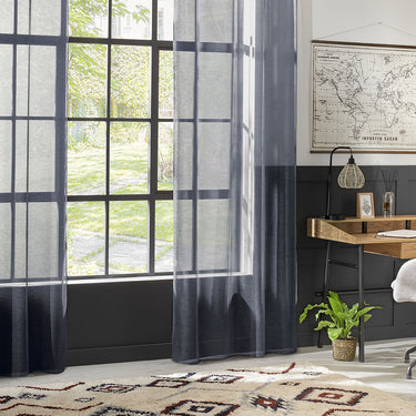 MOLY – Leichter Vorhang, Blau